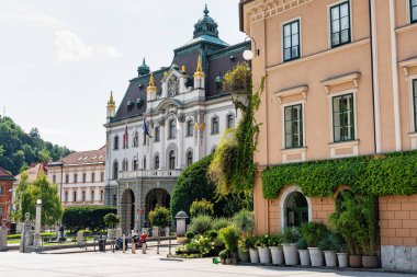 Slovenya Kongre Meydanı 'ndaki Ljubljana Üniversitesi binası