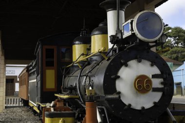 eski Brezilyalı tren yolcu ve kargo