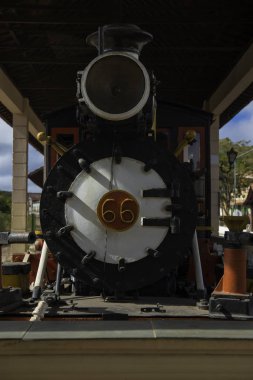 eski Brezilyalı tren yolcu ve kargo