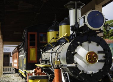 eski Brezilyalı tren yolcu ve kargo