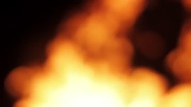 Yangın odak ayna, turuncu bokeh