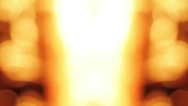 Miroir anti-feu, bokeh orange 