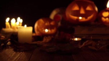 İlmeklenebilen odaklanmış arkaplan tarzı Cadılar Bayramı