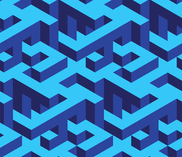 İzometrik labirynth desen