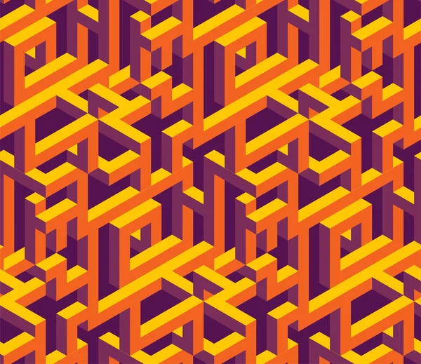 İzometrik labirynth desen