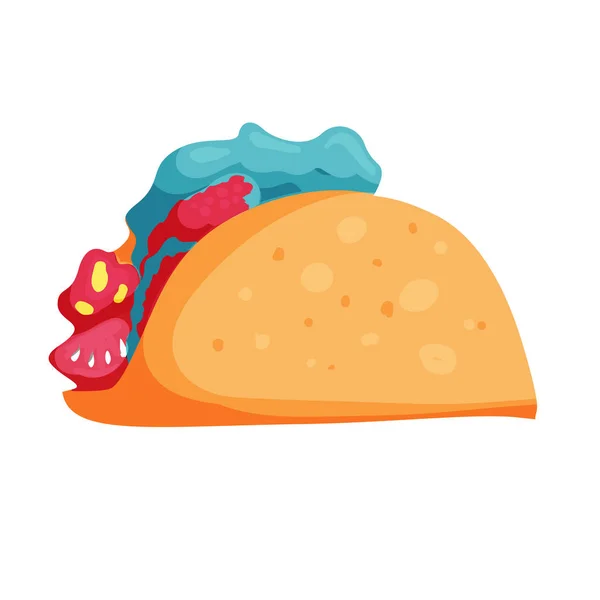 Mexicaanse taco's teken — Stockvector