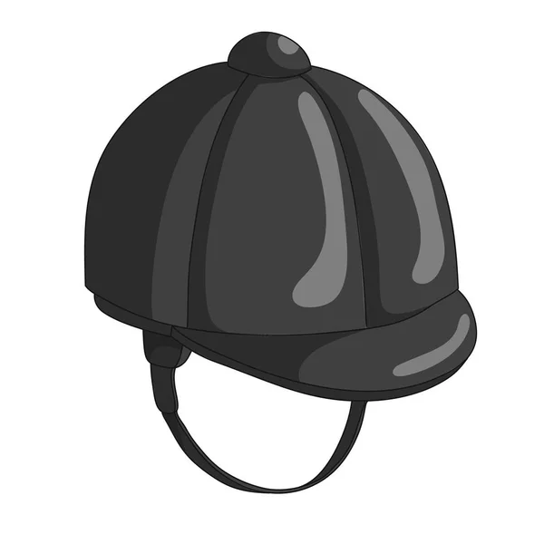 Jockey hatt ikonen — Stock vektor
