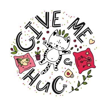 letering daire kompozisyon