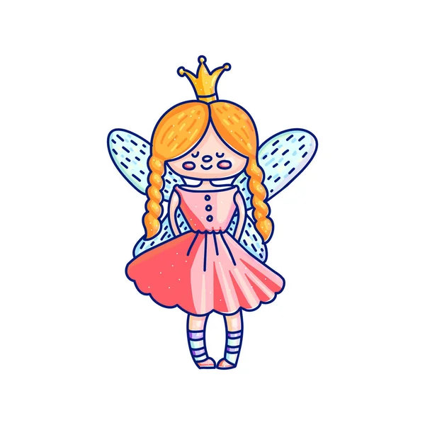 Cute fairy princess — Stock Photo, Image