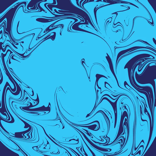 Flüssiges Papier Marmorierung Hintergrund Handgemalte Dekorative Wellenförmige Schandfleck Illustration Neonfarben — Stockvektor
