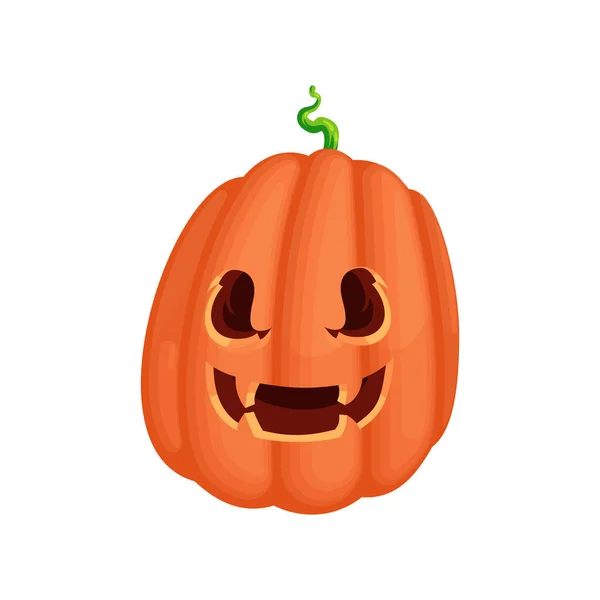 Halloween pumpkin vector illustration — Stock Vector