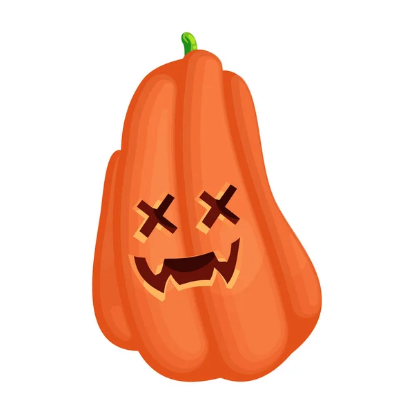 Illustration vectorielle citrouille Halloween — Image vectorielle