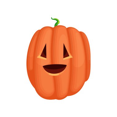 Cadılar Bayramı kabak vektör illüstrasyonu