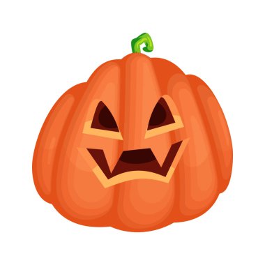 Cadılar Bayramı kabak vektör illüstrasyonu