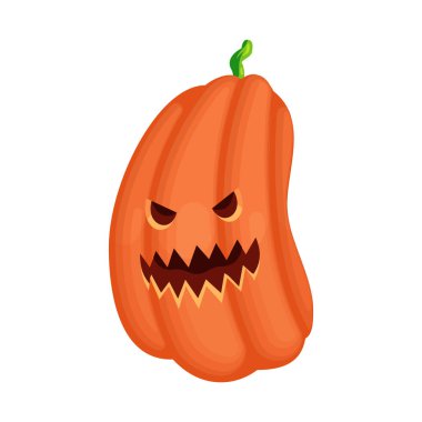 Cadılar Bayramı kabak vektör illüstrasyonu