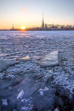 Rusya, St. Petersburg, 4 Mart 2018: Peter ve Paul Fortress 