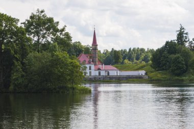 Yaz, Gatchina tarikat sarayda. Leningrad Oblast, Rusya Federasyonu