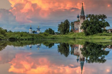 Duyuru Monastery.Shuysky İlçesi, Dunilovo köyü. Ivanovo bölge