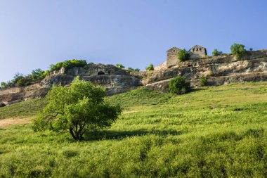 Mağara Chufut şehir-Kale, Kırım'da, Bakhchsarai bölge.
