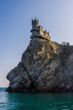 Crimea, Yalta, 26, Mayıs, 2015: kırlangıç yuva