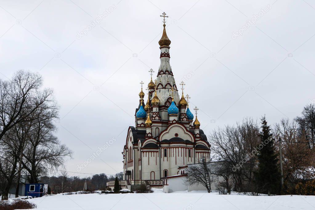 City Dolgoprudny. Church of the Kazan Icon of the Mother of God 
