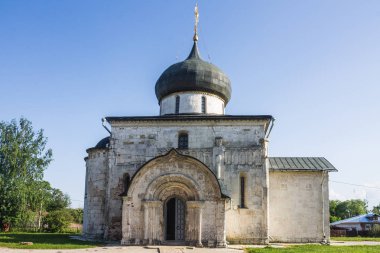 St. George's Cathedral civarındaki Yuryev-Polsky, Vladimir Bölgesi, Rusya Federasyonu