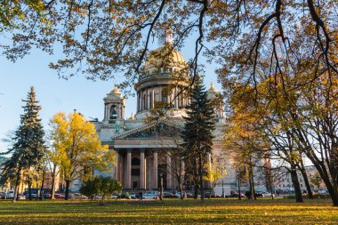 Rusya, St. Petersburg, 25 Ekim 2017: St. Isaac's Cathedral 