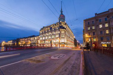 Rusya, St. Petersburg, 26 Ekim 2017: Bina ticaret evin 