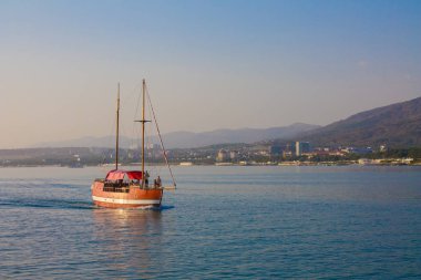 Rusya, Gelendzhik: 27 Eylül 2015: Gelendzhik, Karadeniz beldesinde çıkabilir