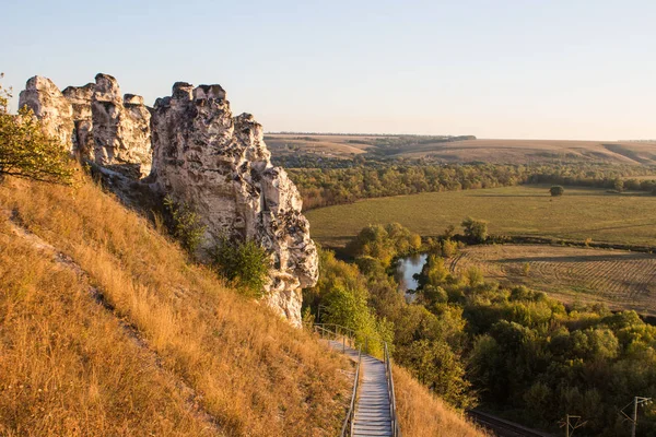 Divnogorye Muzeum rezerwat, Voronezh Region, Federacja Rosyjska — Zdjęcie stockowe