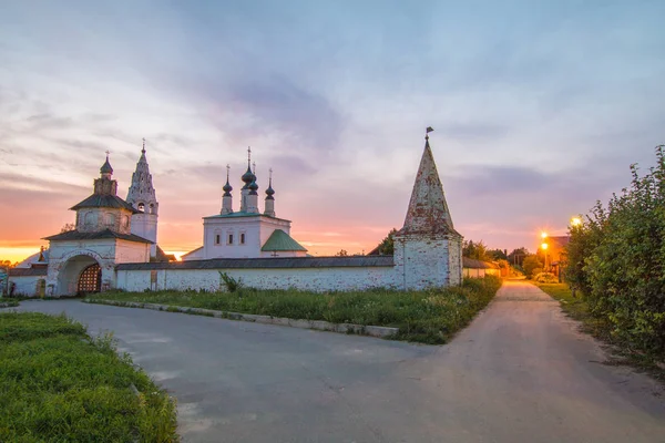 Monasterio de Alexander, Suzdal, Rusia, región de Vladimir. Anillo de oro de Rusia — Foto de Stock