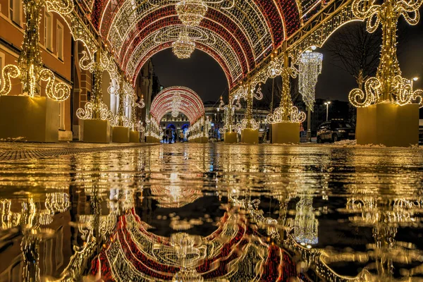 Oroszország, Moszkva, 06 január, 2018: új év, és a karácsonyi dekoráció — Stock Fotó