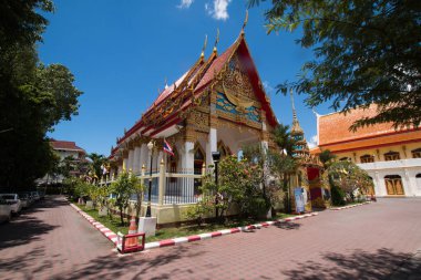 Phuket, Tayland, 27, Eylül, 2018: Phuket, Budist tapınağı