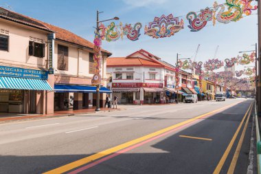 Singapur, 29 Eylül: Singapore.Little Hindistan'da Hint çeyrek