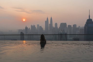 Kuala Lumpur, Malezya, 1 Ekim 2018: Kuala Lumpur Şehir görünümünü