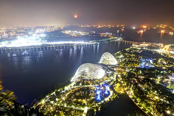 Singapura, 29 de setembro: Marina Bay Sands Observation Deck . — Fotografia de Stock