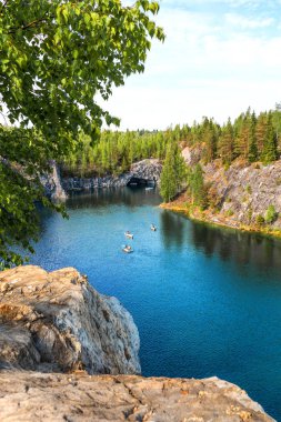 Marble Canyon - Ruskeala Mountain Park, Karelia, Rusya Federasyonu