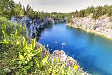 Marble Canyon - Ruskeala Mountain Park, Karelia, Rusya Federasyonu