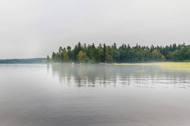 Sonbahar Park Monrepo içinde Vyborg, Leningrad Region, Rusya Federasyonu