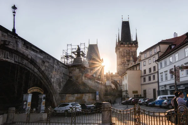 Prag Çek Cumhuriyeti Nisan 2019 Prag Eski Şehir Sokakları — Stok fotoğraf