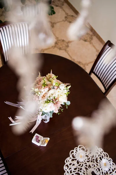 Mooie Bruiloft Bouquet Voor Bruid — Stockfoto