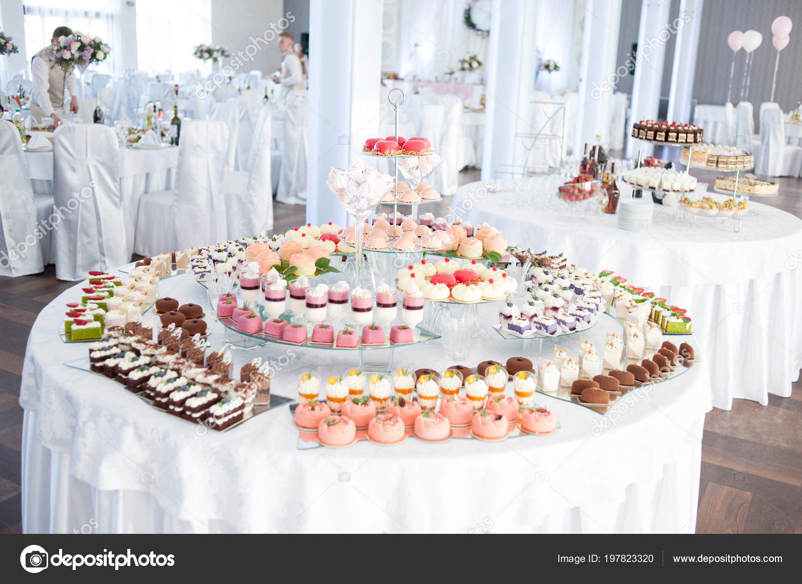 Wedding Dessert Bar Candy Buffet Wedding Sweets Table Stock