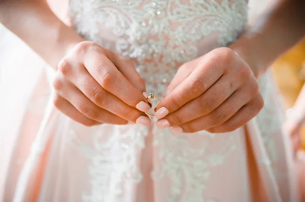 Buongiorno Sposa Giorno Del Matrimonio — Foto Stock