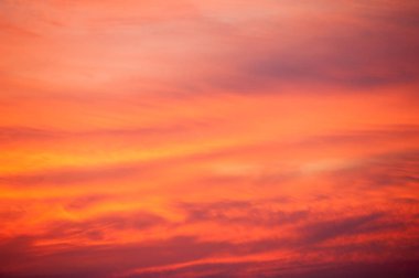 Güzel renkli yaz günbatımı