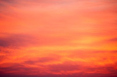 Güzel renkli yaz günbatımı