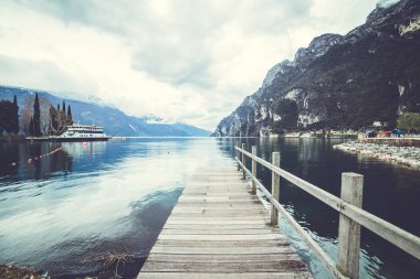 Riva del Garda. İtalyan mimarisi. 