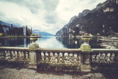 Riva del Garda. İtalyan mimarisi. 