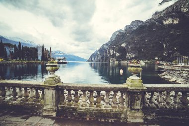 Riva del Garda. İtalyan mimarisi. 