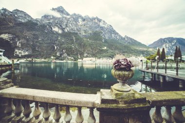 Riva del Garda. İtalyan mimarisi. 