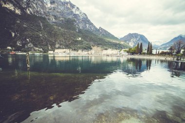 Riva del Garda. İtalyan mimarisi. 